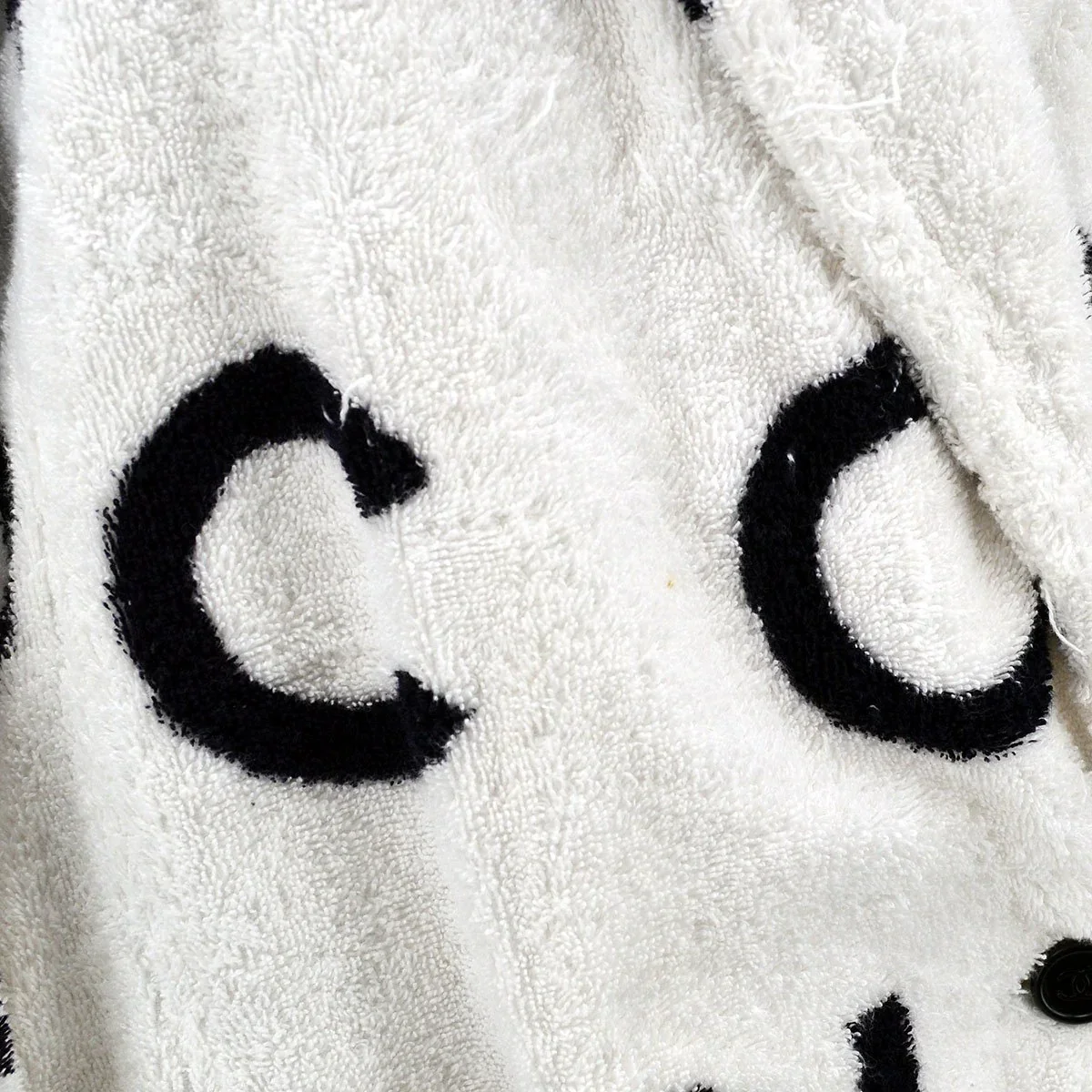 Chanel * Cruise 1993 Spring logo print double breasted jacket - Image 6