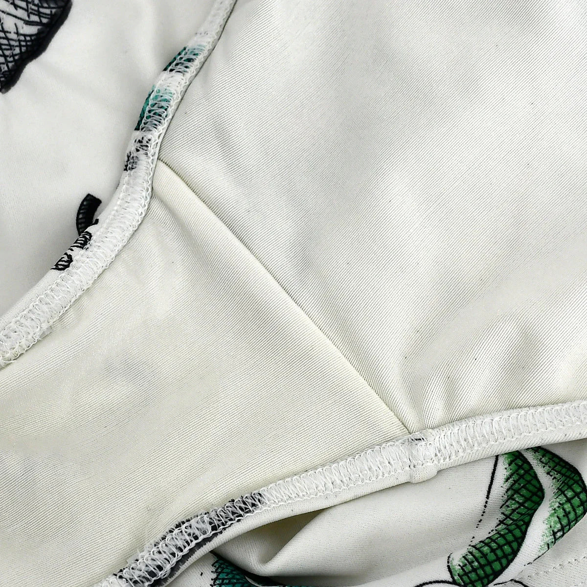 Chanel * Spring 1997 Icons Pattern Swimwear Swimsuit White #40 - Image 9
