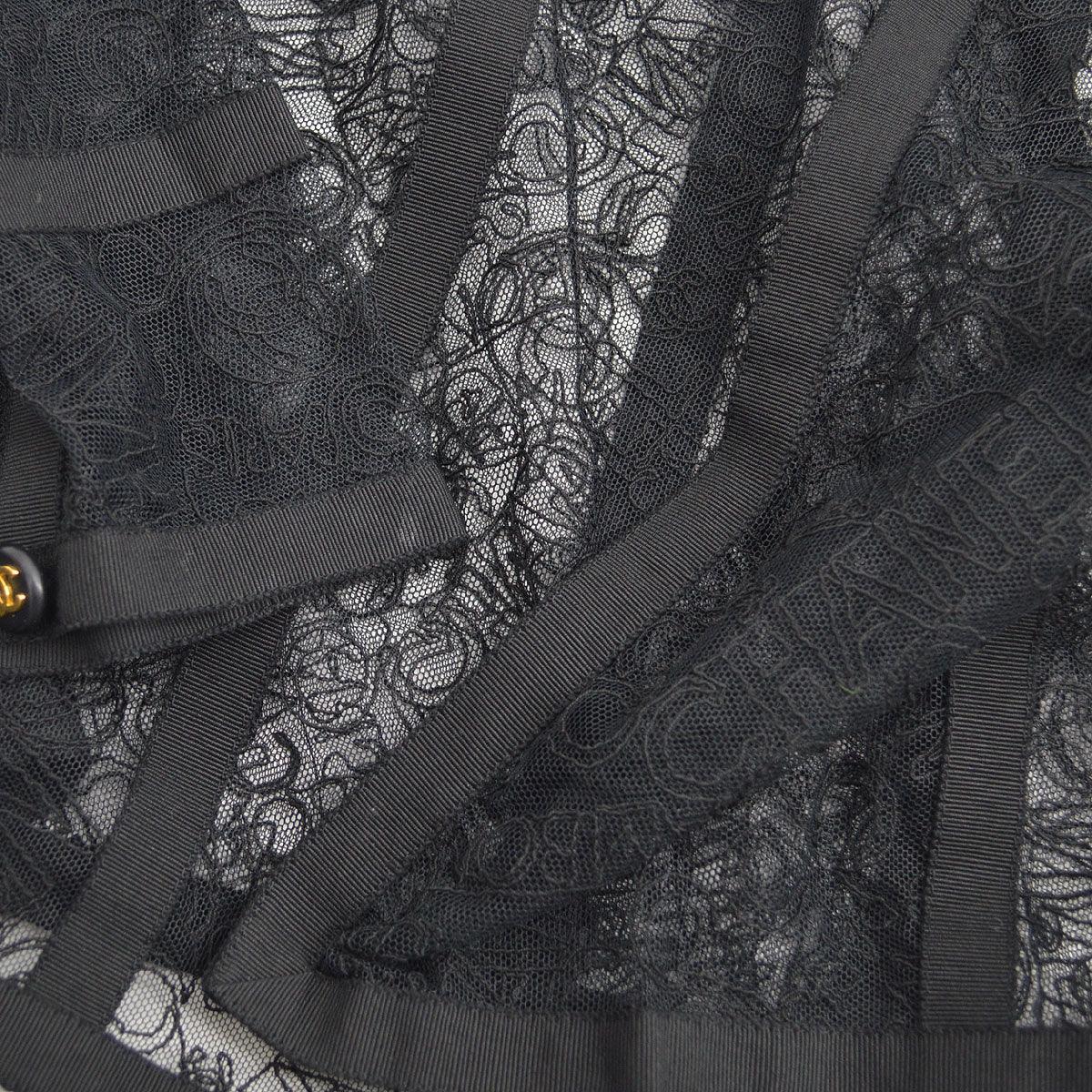 Chanel Cruise 1994 logo-embroidered lace jacket #38 - Image 9
