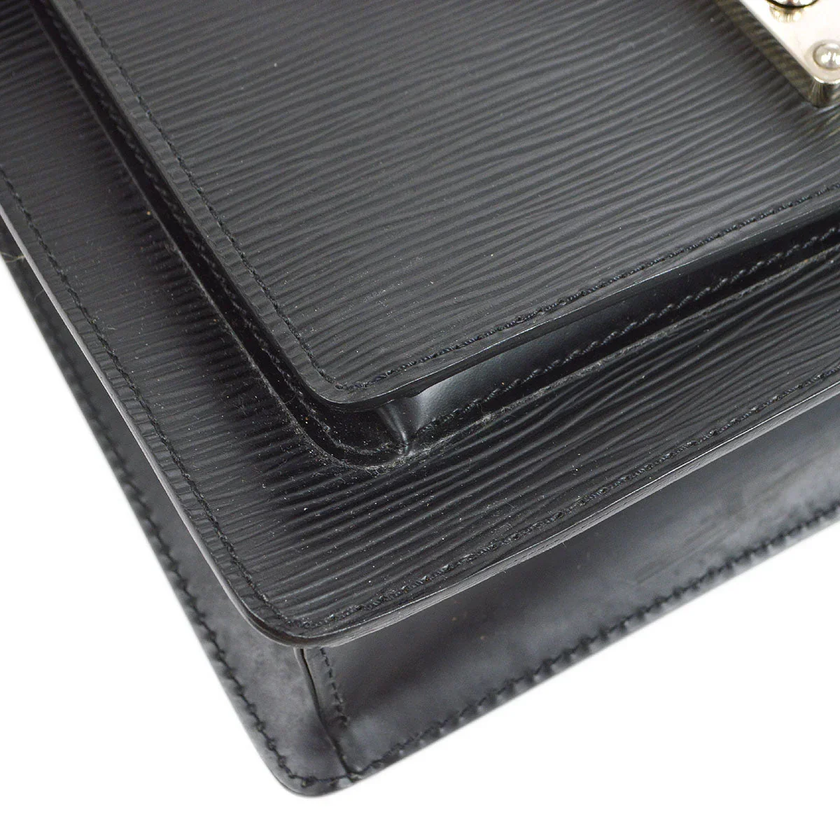 Louis Vuitton 2006 Black Epi Monceau 28 M52792 - Image 4