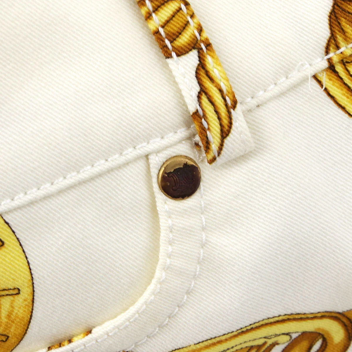 Celine 2000s Chain Print Skirt Suit #38 - Image 7