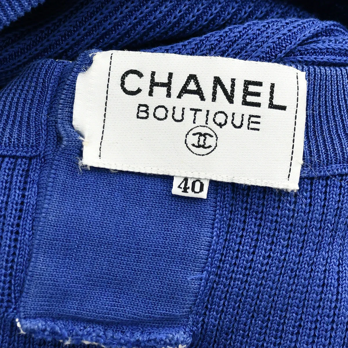 Chanel CC rib-knit top #40 - Image 9