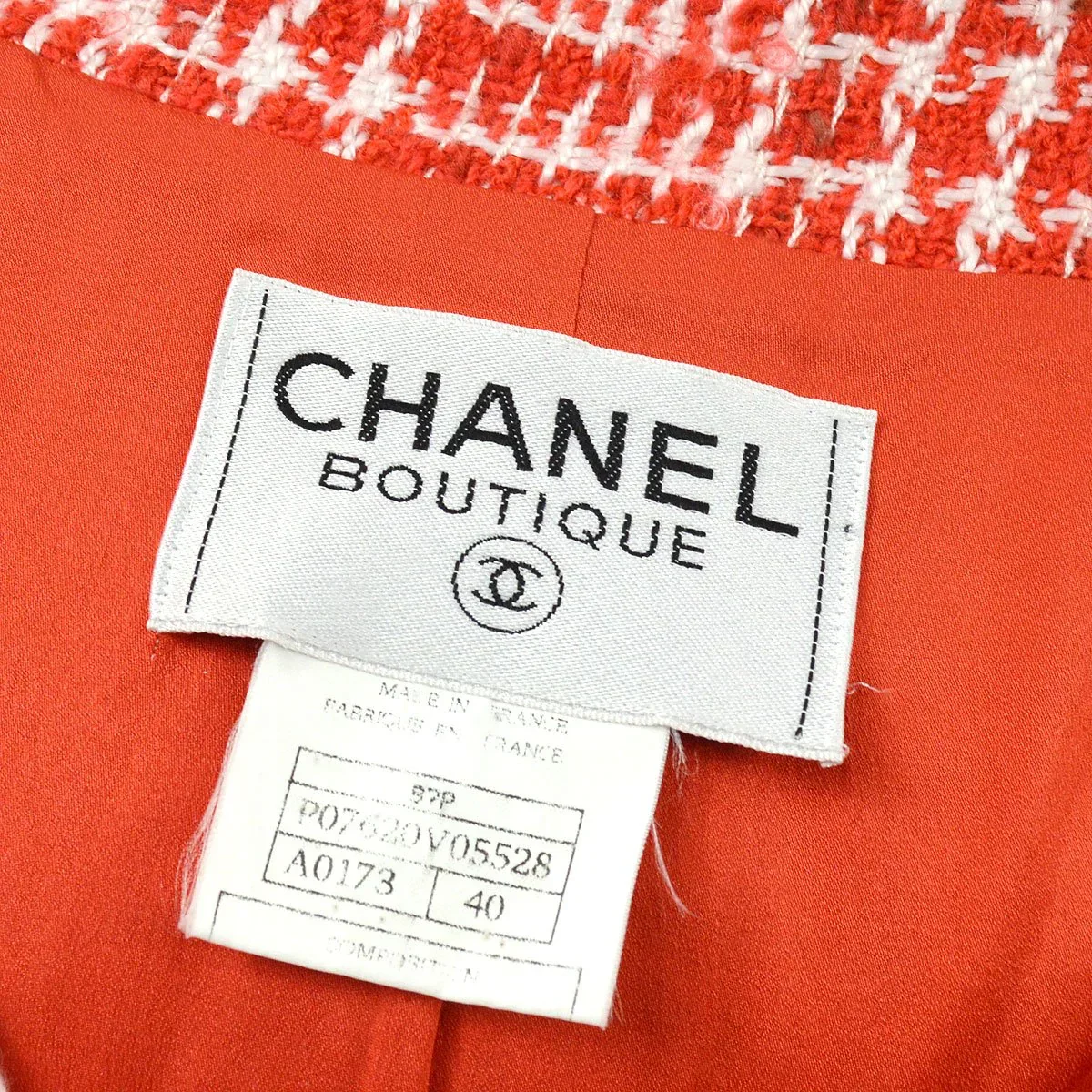 CHANEL 1997 Spring checked tweed blazer #40 - Image 11